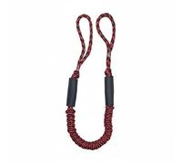 Qianly Cima Ormeggio Barca Cavo Bungee Corda Ormeggio Fune Assorbente con Corda Elastica Interna E Sezioni Galleggianti per, Nero,Rosso, Onda Rossa E Nera, Onda