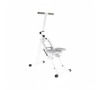 Qianly Climbing Machine Stepper Pieghevole Attrezzo Fitness Saliscale Macchina Compatta Regolazione Angolo Pedali Supporto Robusto Facile da Riporre per, Manubrio Dritto con Display