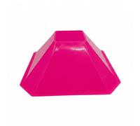 Qianly Cono Calcio 10 Cm Plastica Robusta Cono Allenamento Calcio Percorso di Agilità Marcatore da Campo per Esercizi Sportivi, Rosa Acceso