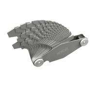 Qianly Contafiletti con Perno Leggibile | Pieghevole, Calibro Contafiletti in Metallo, Tascabile, per Officina, Manutenzione, Tornitori, Manutentori, Stile A
