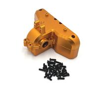 Qianly Coperchio Cambio Posteriore in Alluminio per Auto RC 1/14 Custodia Ingranaggi Cover Trasmissione Alloggiamento Posteriore Finitura Anodizzata Sabbiata, Oro