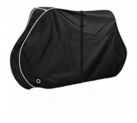 Qianly Copertura per Bicicletta con Occhiello, 75 35 47in 198 120 89 Cm, Moderna, Minimalista, Materiale 210D, Colore Nero