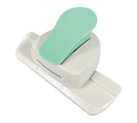 Qianly Creative Border Punch per Embossing Bordi Carta Strumento Manuale in PP Compatto Adatto per Scrapbooking Fai Da Te Creazione Biglietti Attività Creati, Verde