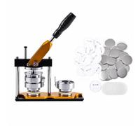 Qianly Creatore di Spilla Personalizzati Resisn Fusllatrice Manuale Robusta per Scuole, Personalizzazione in Piccole Quantità, 44mm