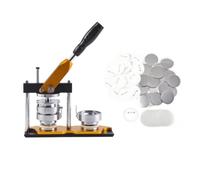 Qianly Creatore di Spilla Personalizzati Resisn Fusllatrice Manuale Robusta per Scuole, Personalizzazione in Piccole Quantità, 75mm