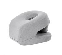 Qianly Cuscino da Scrivania con Alzza Regolabile Traspiran Cuscino con in Memory Foam Delicato Sulla Pelle Poggia per Studenti, Grigio Chiaro