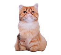 Qianly Cuscino di Peluche Simulato, Bambola da Abbracciare, Comodo Animale di Peluche Imbottito, Giocattolo Decorativo per Divano, Ufficio, Regalo per L', Garfield