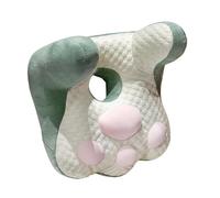 Qianly Cuscino per Riposo Cervicale Da Scrivania con Cintura Elastica E Design a U per Massimo Comfort Adatto a E Auto, Verde