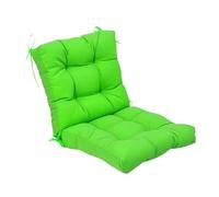Qianly Cuscino per Seduta Estivo con Design Ergonomico E Materiale Traspirante per Massimo Comfort con Legacci Antiscivolo Adatto a Sedia a Dondolo Pranzo C, Verde