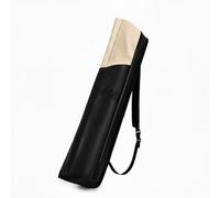 Qianly Custodia per Stecca da Biliardo Borsa Porta Stecche Astuccio Compatto Tracolla Leggera Protezione per Trasporto in Pelle Pu E Tessuto Oxford Adatta a Tornei, Champagne