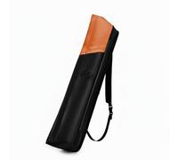 Qianly Custodia per Stecca da Biliardo Borsa Porta Stecche Astuccio Compatto Tracolla Leggera Protezione per Trasporto in Pelle Pu E Tessuto Oxford Adatta a Tornei, Orange