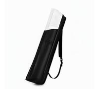 Qianly Custodia per Stecca da Biliardo Borsa Porta Stecche Astuccio Compatto Tracolla Leggera Protezione per Trasporto in Pelle Pu E Tessuto Oxford Adatta a Tornei, White