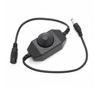 Qianly Dimmer LED Interruttore Compatto con Regolatore Integrato per Luci Singolo Colore Controllo Uniforme E Silenzioso Installazione Rapida Adatto Relax Camera Bambini Soggiorno, Nero