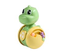 Qianly Dinosauro a Dondolo per Neonati da 0 a 3 Anni, Giocattolo Sensoriale E Creativo Portatile per Lo Sviluppo del Bambino, Verde