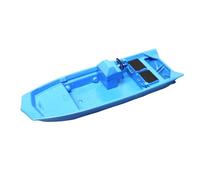 Qianly Diorama di Una Barca Da Campeggio in 1/64, Accessorio Realistico per La Decorazione di Scene Nautiche, Simulazione per Modellini di Treni in Min, Blu