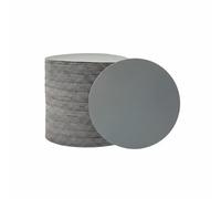 Qianly Disco Abrasivo Autoadesivo Resistente All'acqua Carta Vetrata Autoadesiva PSA Aspirazione Della Polvere Disco Abrasivo da 125 Mm per Carrozzeria, Grana 1200, 4 Pollici 9,7 Cm, 20 Fogli