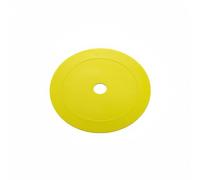 Qianly Disco Segnaletico Allenamento Disco Agilità Cono Marker Che Non Si Deforma per Allenare Coordinazione E Agilità Adatto a Calcio Basket Pallavolo Palestra, Giallo