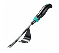 Qianly Diserbatrice Manuale Estrattore di Erbacce Sradicatore a Leva Estirpatore con Manico Lungo Antiscivolo Corpo in Metallo Testa Curva Adatto a Giardini Domestici Cortili Aiuole
