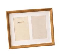 Qianly Espositore per Cornice per Foto, Medaglia E Scatola per Ombre, Legna