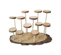 Qianly Espositore per Profumi E Oggetti da Collezione, Organizer per Bambole E Accessori, 12 Piattaforme