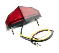 Qianly Fanalino Posteriore Luce Posteriore Stop Indicatori Direzione Integrati Montaggio Resistente Umidità Installazione Rapida Adatto per Officina, Rosso
