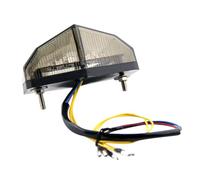 Qianly Fanalino Posteriore Luce Posteriore Stop Indicatori Direzione Integrati Montaggio Resistente Umidità Installazione Rapida Adatto per Officina, Nero