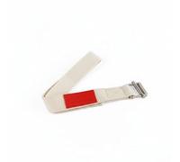 Qianly Fascia da Stretching per Allineamento Uso Versatile Cinghia da Stretching Presa Sicura Cintura per Stretching per Principianti, Beige, 0.5M