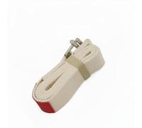 Qianly Fascia da Stretching per Allineamento Uso Versatile Cinghia da Stretching Presa Sicura Cintura per Stretching per Principianti, Beige, 1.2M