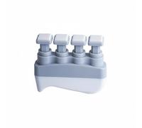 Qianly Finger Strength Attrezzo Palestra Dita Mano Supporto Allenamento Ergonomico Materiale Durevole Regolazione Facile Adatto a Musicisti Anziani, Grigio