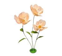 Qianly Fiore Artificiale Espositore per Vetrine Scenografia per Eventi Composizione per Sfondo Decorazione Floreale con Struttura Leggera Adatto per, Champagne