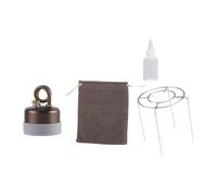 Qianly Fornello Ad Alcool Mini Portatile Bruciatore Alcolico da Esterno Fornello da Campeggio in Metallo Resistente E Leggero Adatto per Cucina All'aperto Es, caffè