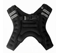 Qianly Gilet Zavorrato per Allenamento Corsa Ginnastica Funzionale Resistenza Progressiva Aderenza al Busto Spalle Larghe Imbottite Tessuto Elastico Nylon, 10KG