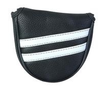 Qianly Golf Putter Head Cover Custodia Golf Interna Morbida Fodera Imbottita Materiale PU Pelle Impermeabile Adatto per Protezione Testa Mazza Campo Pratica, Forma a Semicerchio