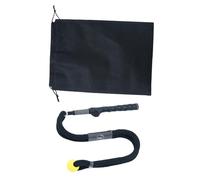 Qianly Golf Rope Swing Tool per Migliorare La velocità di Swing Corda Ponderata con Palla Allenamento Correzione Postura E Preparazione Fisica Materiale Poli, Nero
