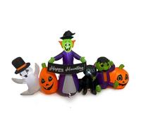 Qianly Gonfiabile da Giardino di Hween Autogonfiabile Decorazione Gonfiabile di Hween Gonfiaggio Rapido per Famiglie