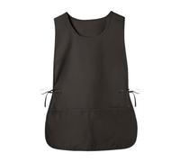 Qianly Grembiule Da Calzolaio con Due Tasche Profonde per Lo Styling Dei Capelli E per Grigliare, Nero