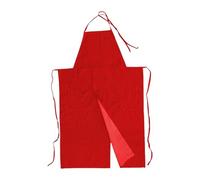 Qianly Grembiule Da Vasaio a Gamba Divisa Da Officina Abbigliamento Professionale con Tasche Porta Utensili Comodo Adatto per Lavorazione Al Tornio E, Rosso