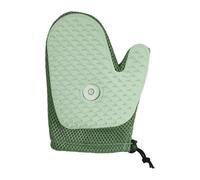 Qianly Guanto per la rimozione dei di Animali Domestici per con Spray nebulizzatore fine e Guanto massaggiante per la rimozione del Pelo, Verde