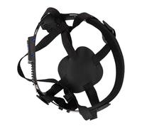 Qianly Imbottitura per Casco Sospensione di Ricambio Inserto per Elmetto Fodera Protettiva Realizzata in PP per Assorbimento Degli Impatti Adatto per Lavora, Pulsante Nero a 4 Punti