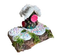 Qianly Kit di Artigianato in Legno per Bambini Dell'asilo, Decorazioni per La Casa, Giardino Delle Fate, Rami di Albero, Style B