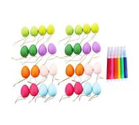 Qianly Kit Fai Da Te Da 32 Pezzi per Realizzare Uova di Pasqua, Forniture per Lavoretti Fai Da Te per Regali di Pasqua E Feste