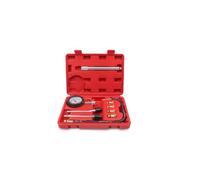Qianly Kit Prova Pressione Motore Plastica Stampata Kit Test Pressione Veicolo Rilevamento Perdite Combustibile Strumenti, Manometro Pressione Cilindro Multifunzione Con Asta Di Prolunga Aggiuntiva