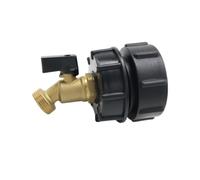 Qianly Kit Rubinetto a Prova di Perdite attatore Robusto Filettato per Giardinieri, 2 Pollici Filettatura Fine A Rubinetto Da 3/4