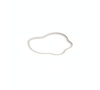 Qianly Lampada da Soffitto Piatta Rettangolare Luce Plafoniera Sottile Applique Soffitto Moderna in Ferro E Acrilico con, Bianco, Luce A Spettro Completo, 50cm, Dimmerazione Continua