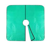 Qianly Landscape Tarp con Foro Centrale Tappeto per Raccolta Foglie per Potatura Cespugli Impermeabile con Fibbie Agli Angoli Adatto per Giardinag, Diametro Del Foro 30