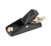 Qianly Low Angle Block Plane Utensile Manuale per Rifinitura Legno Pialla Resistente in Lega D'Alluminio E Ottone Accessorio Ergonomico Portatile Adatta per, Nero