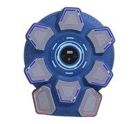 Qianly Macchina da Boxe Musicale Bersaglio Elettronico Attrezzatura da Pugilato Pad da Muro per Un Fitness Divertente Adatto per Allenamento a Casa per, Blu