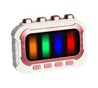 Qianly Macchina per Giochi Ritmici, Giocattolo Educativo Portatile, Gioco Musicale, Puzzle, Dispositivo di Gioco Interattivo Portatile per L'intrattenime, Bianco, Taglia unica bambino