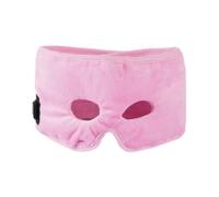 Qianly Maschera per occhi riscaldata USB Maschera per occhi riscaldata sagomata Calore delicato, Rosa