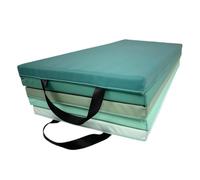 Qianly Materassino da Ginnastica con Maniglie Morbido Materassino da Palestra con Maniglie Comodo Tappetino Fitness Pieghevole per Sportivi, Ballerini, style to 1